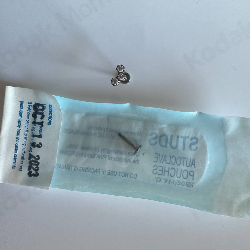 Titanium Cluster Stud (Flat Back) - image 4